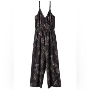 Aritzia Wilfred Melodie Floral Print Spaghetti Strap Jumpsuit Pantsuit size xxs